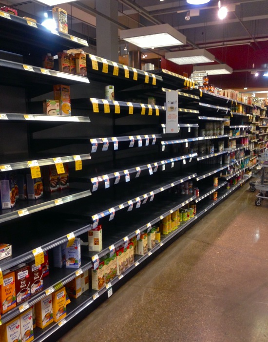 grocery aisles